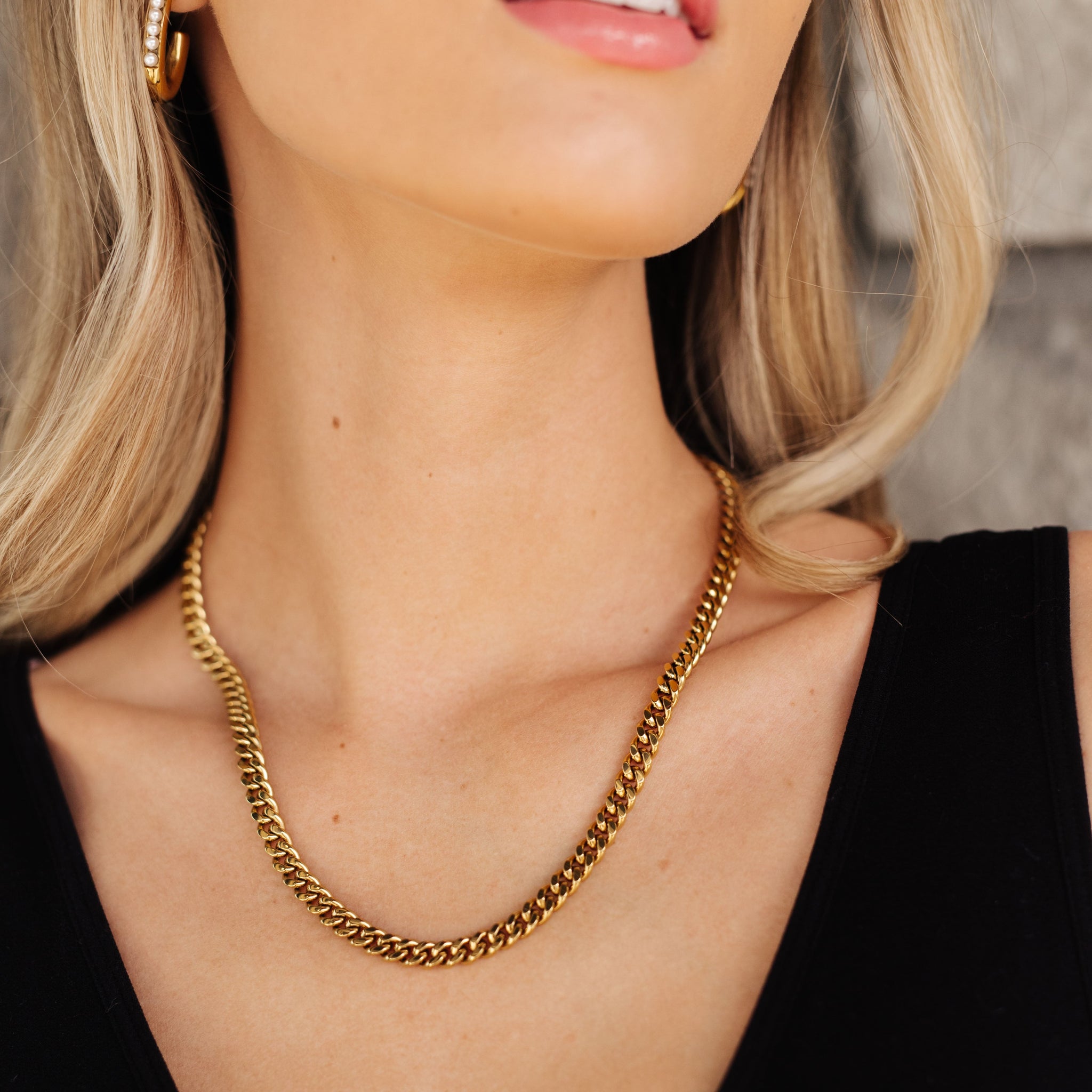 Chain Reaction Gold Plated Choker