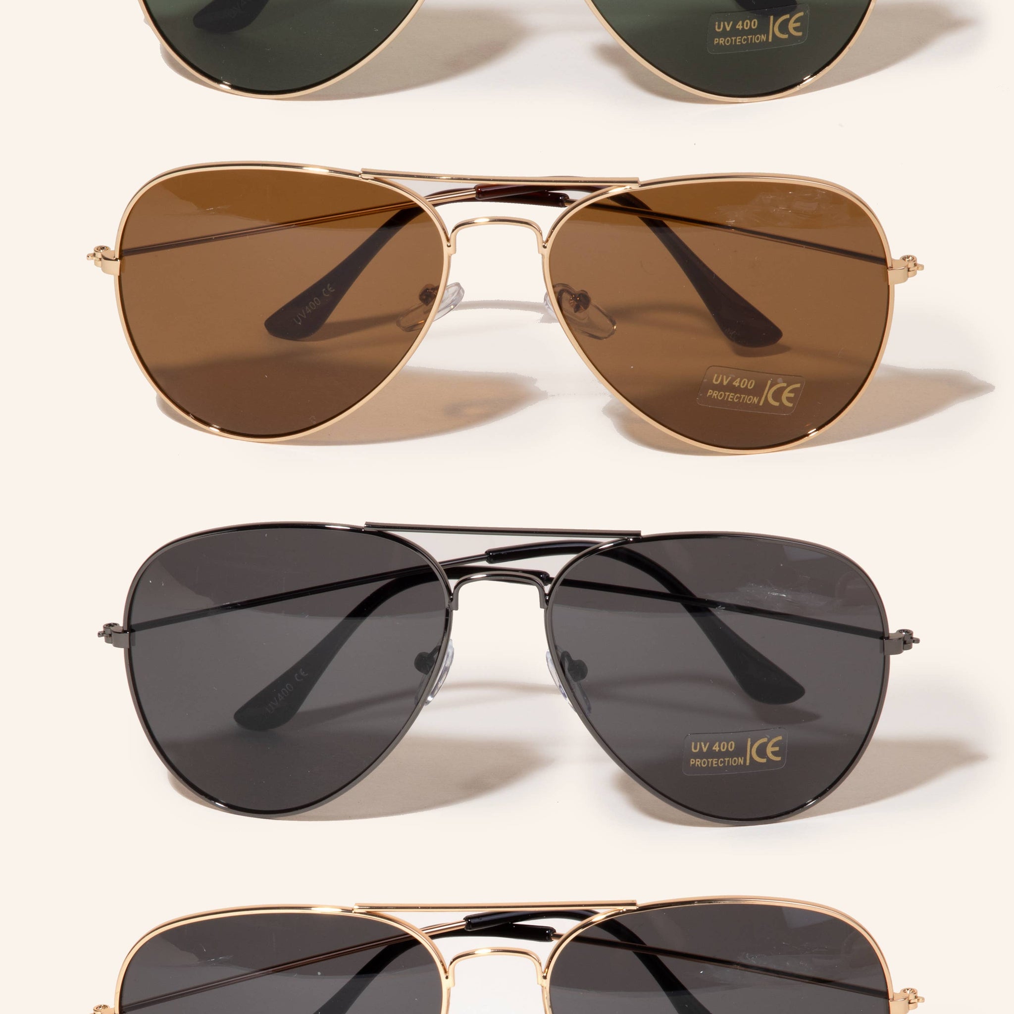 Classic Aviator Frame Sunglasses