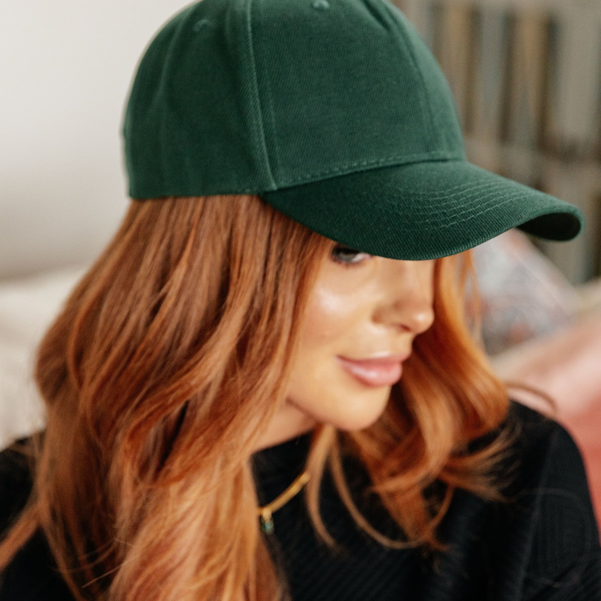 Basic Babe Ball Cap in Green