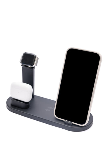 The Place To Be Wireless Charging Station in Black