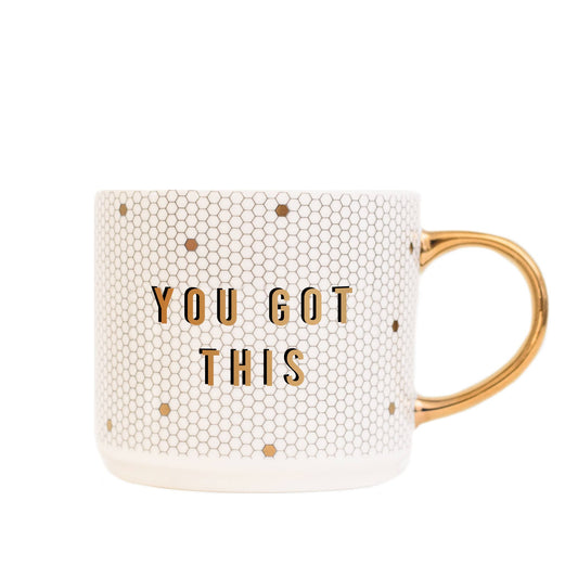 You Got This Gold Tile Coffee Mug - Home Decor & Gifts