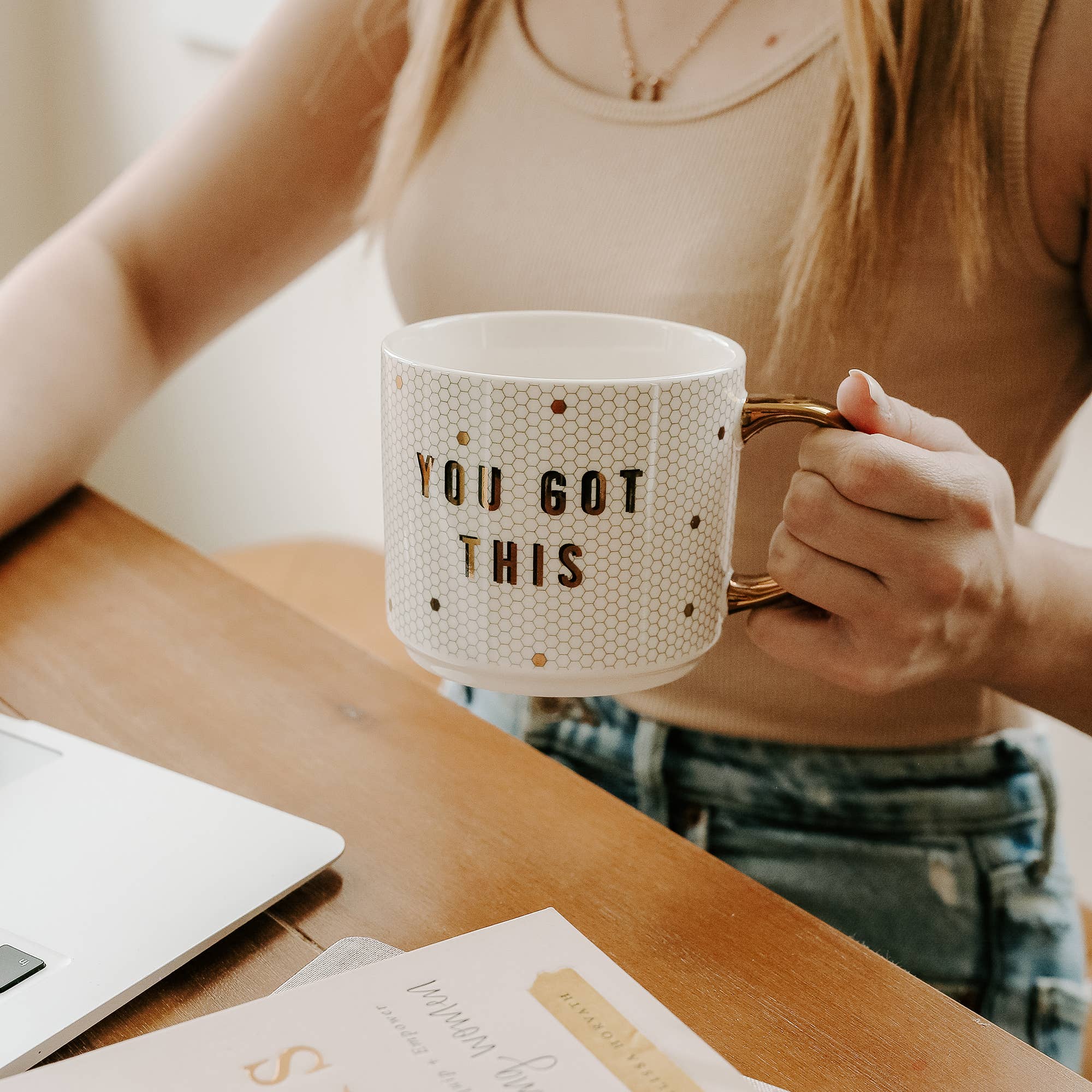 You Got This Gold Tile Coffee Mug - Home Decor & Gifts